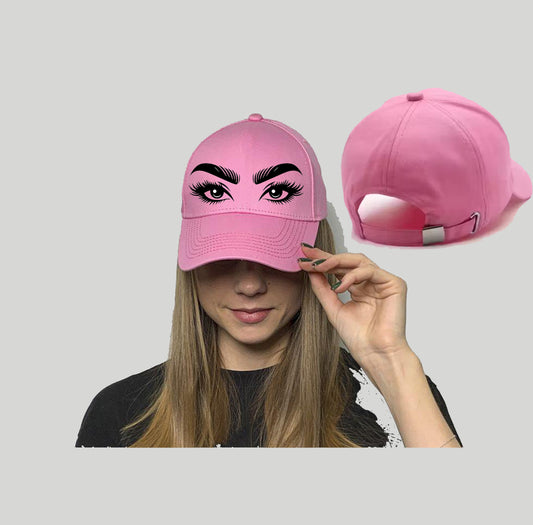Customised pink cap