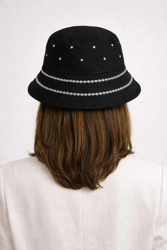 customised hand made Stone work hat for women